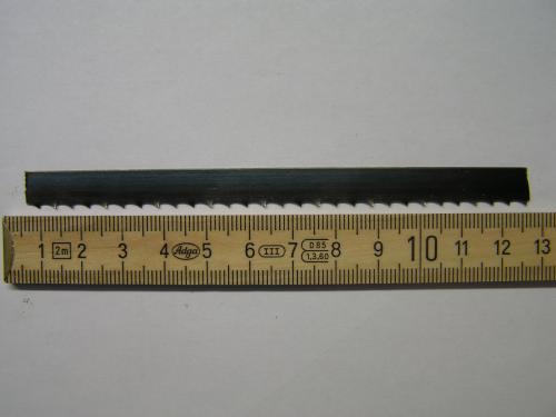 Lame ruban acier trempé 10mm ( denture 4mm )